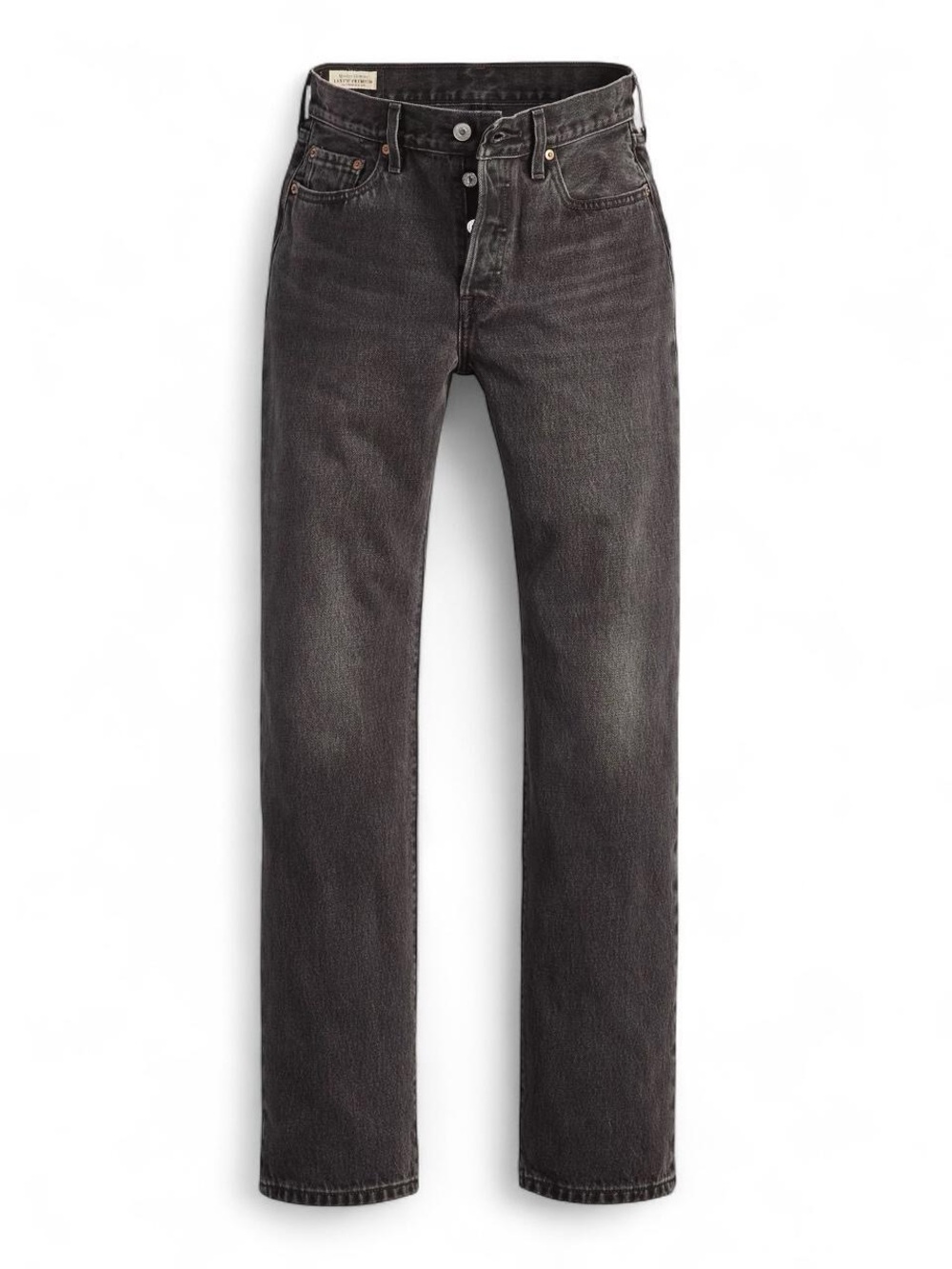 NWT Levi's 501 Straight Leg Black Denim Jeans